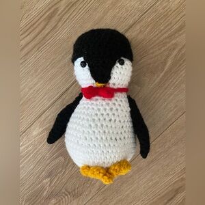 Hand-Crocheted Penguin Black & White
